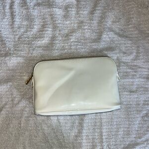 White Cosmetic Pouch
